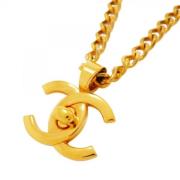 Pre-owned Metal chanel-jewelry Chanel Vintage , Yellow , Dames