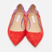 Pre-owned Suede flats Aquazzura Pre-owned , Multicolor , Dames