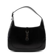 Pre-owned Leather shoulder-bags Gucci Vintage , Black , Dames