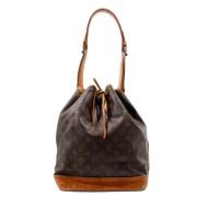 Pre-owned Canvas shoulder-bags Louis Vuitton Vintage , Brown , Dames