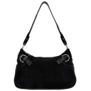 Pre-owned Leather shoulder-bags Salvatore Ferragamo Pre-owned , Black ...