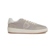 Tortora Leren Sneakers Philippe Model , Beige , Heren