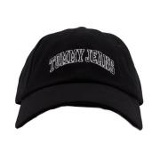 Varsity Caps voor een sportieve look Tommy Jeans , Black , Heren