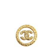 Pre-owned Metal chanel-jewelry Chanel Vintage , Yellow , Dames