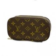 Pre-owned Fabric pouches Louis Vuitton Vintage , Brown , Dames