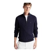 Donkerblauwe trui Tommy Hilfiger , Blue , Heren