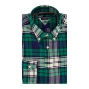 Casual Groene Overhemd Tommy Hilfiger , Multicolor , Heren