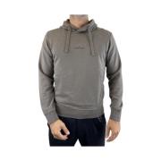 Hoodie in Taupe Kleur Stone Island , Brown , Heren