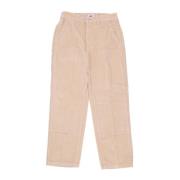 Corduroy Herenbroek Irish Cream Obey , Beige , Heren