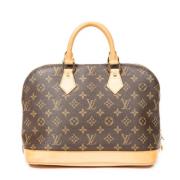 Pre-owned Canvas handbags Louis Vuitton Vintage , Brown , Dames