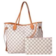 Pre-owned Canvas handbags Louis Vuitton Vintage , Beige , Dames