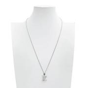 Pre-owned White Gold necklaces Louis Vuitton Vintage , White , Dames