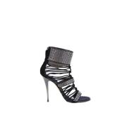 Pre-owned Canvas heels Giuseppe Zanotti Pre-owned , Black , Dames