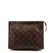 Pre-owned Canvas louis-vuitton-bags Louis Vuitton Vintage , Brown , Da...