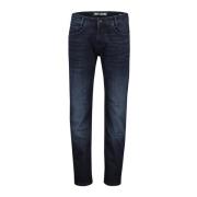 Donkerblauwe Jeans MAC , Blue , Heren