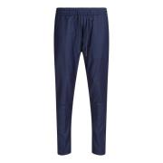 Yuri Navy Wollen Broek Dondup , Blue , Heren