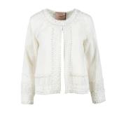 Witte Blazer voor Dames Twinset , White , Dames