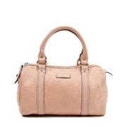 Pre-owned Canvas handbags Gucci Vintage , Pink , Dames