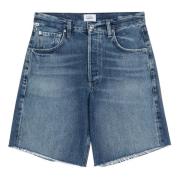 Korte Bermuda Shorts voor Mannen Citizens of Humanity , Blue , Dames