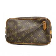 Pre-owned Fabric shoulder-bags Louis Vuitton Vintage , Brown , Dames