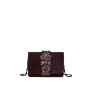 Rhinestone clutch tas Alma EN Pena , Purple , Dames