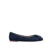 Platte ballerina met strass Alma EN Pena , Blue , Dames