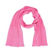 Stijlvolle Winter Sjaal Jas HV Polo , Pink , Dames