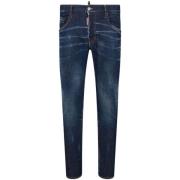 5 Pockets Pant Dsquared2 , Blue , Heren