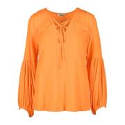 Viscose Blouse Think! , Orange , Dames