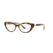 Stijlvolle brilmonturen in Havana kleur Vogue , Brown , Dames