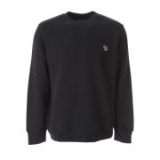 Zwarte Zebra Logo Sweatshirt PS By Paul Smith , Black , Heren