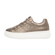 Elegante Damen-Sneaker met Plateauzool Nerogiardini , Brown , Dames