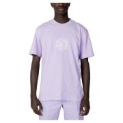 Katoenen Heren Tee Lente/Zomer Collectie Dickies , Purple , Heren