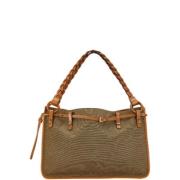 Pre-owned Canvas gucci-bags Gucci Vintage , Brown , Dames