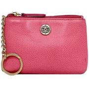 Pre-owned Leather wallets Chanel Vintage , Pink , Dames