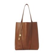 Bruine Spin Tote Tas Chloé , Brown , Dames