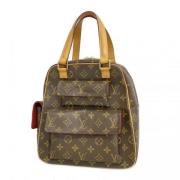 Pre-owned Fabric handbags Louis Vuitton Vintage , Brown , Dames