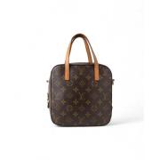 Pre-owned Canvas handbags Louis Vuitton Vintage , Brown , Dames