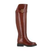 Cognac Brown High Coddington Laarzen Chloé , Brown , Dames