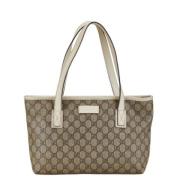 Pre-owned Leather gucci-bags Gucci Vintage , Beige , Dames