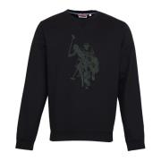 Sportieve Pullover Sweatshirt voor vrije tijd U.s. Polo Assn. , Black ...