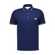 Klassieke Polo T-shirt in Blauw Valentino Garavani , Blue , Heren