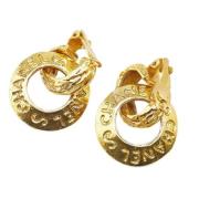 Pre-owned Fabric earrings Chanel Vintage , Yellow , Dames