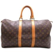 Pre-owned Fabric louis-vuitton-bags Louis Vuitton Vintage , Brown , Da...