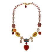 Stijlvolle Cartoon Statement Ketting Dolce & Gabbana , Multicolor , Da...