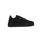 Zwarte Nubuck Leren Sneakers Antony Morato , Black , Heren