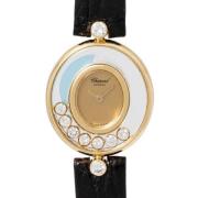 Pre-owned Yellow Gold watches Chopard Pre-owned , Black , Dames