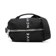 Zwarte Schoudertas met Logoprint Givenchy , Black , Heren