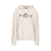 Katoenen Trui Herfst/Winter Collectie Pinko , White , Dames