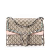 Pre-owned Coated canvas gucci-bags Gucci Vintage , Beige , Dames